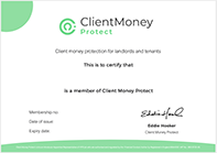 Client Money Protect Certificate